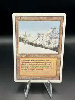 MTG MAGIC THE GATHERING REVISED TAIGA DUAL LAND NM - Image 1