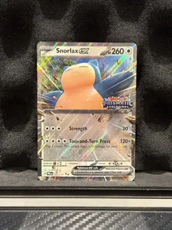 Snorlax ex 076/131 Prismatic Evolutions Stamp Special Collection Promo Pokemon - Image 1