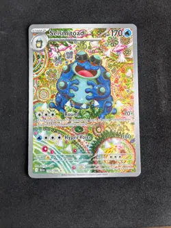 Seismitoad 105/086 Pokemon TCG SV Black Bolt NM - Image 2