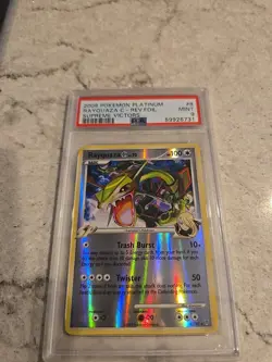 Rayquaza C 8/147 Supreme Victors Reverse Holo Pokemon Psa 9 - Image 1