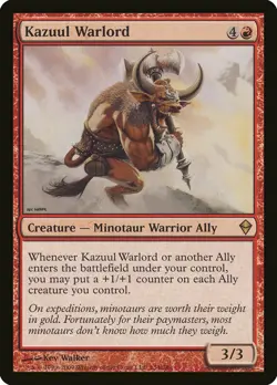 Kazuul Warlord Zendikar MINT Red Rare MAGIC THE GATHERING MTG CARD ABUGames - Image 1