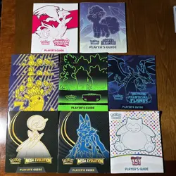 Lot of 11 Pokemon ETB Players Guides - (8) Different See Pics For Description - Image 1
