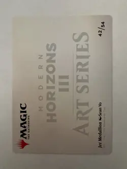 Jet Medallion - 42 - Art Card - MH3 - NM - MTG - Image 2