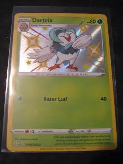 DARTRIX 2021 Pokemon Sword and Shield Shining Fates Shiny Vault #SV002 SHR MINT - Image 1