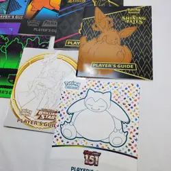 Pokemon TCG Player's Guides Lot of 8 Fusion Paldean Crown 151 Starts Fates - Image 2