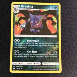 Pokemon Greninja Holo Rare SM - Unbroken Bonds 117/214 Reverse NM - Image 1