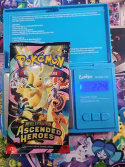 EXTREMELY HEAVY! 22.4g GOD PACKUUU Ascended Heroes Pokemon TCG Booster (SEALED) - Image 1