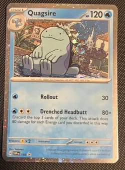 Quagsire (156) SV - Black Star Promo - w/swirls - Near Mint - 2024 - Pokemon TCG - Image 1
