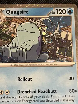 Quagsire (156) SV - Black Star Promo - w/swirls - Near Mint - 2024 - Pokemon TCG - Image 3