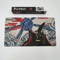 Ultra Pro Blue Suns Zenith Playmat Japanese Alt Art Mystical Archive MTG Magic - Image 1