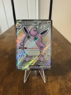 Pokemon Wigglytuff EX S&V Paldean Fates 222/091 Shiny Ultra Holo Double Rare NM - Image 1