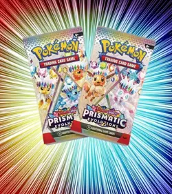 Pokemon TCG Vaporeon Mini Tin Prismatic Evolutions Sealed 2 Booster Packs NEW - Image 2