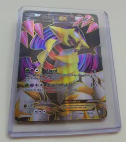 Pokemon GIRATINA EX TCG 124/124 Holo Full Art Dragons Exalted - Image 1