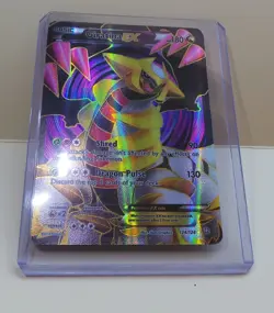 Pokemon GIRATINA EX TCG 124/124 Holo Full Art Dragons Exalted - Image 3