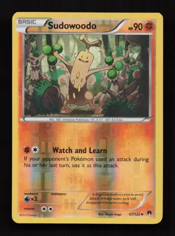 Sudowoodo 67/122 Uncommon BREAKpoint Pokemon Near Mint - Image 1
