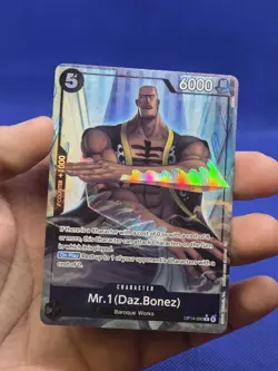 One Piece The Azure Sea’s Seven Mr 1 Daz Bonez OP14-090 Alternate Alt Art NM - Image 2