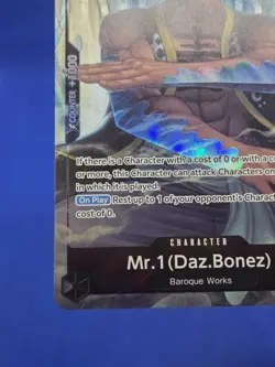 One Piece The Azure Sea’s Seven Mr 1 Daz Bonez OP14-090 Alternate Alt Art NM - Image 5