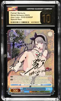 Weiss Schwarz Azur Lane CGC 10 Pamiat' Merkuria AZL/S102-E099SP SP (GOLD SIGN) - Image 1