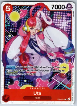 Uta (003) Extra Booster: One Piece Heroines Edition EB03-003 NM OP Card - Image 1