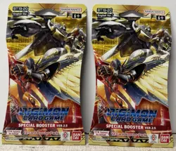 DIGIMON Card Game Special Booster Ver 2.5 12 Card Booster Pk (BT19-20), SET OF 2 - Image 1