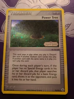 Pokemon Card - 2006 EX Legend Maker 76/92 Power Tree Reverse Holo see pic - Image 1