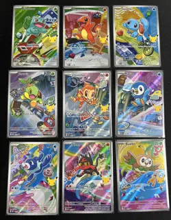 Pokemon 2026 First Partner Illustration Collection Series 1 Promos Set 9 Cards C - Image 1