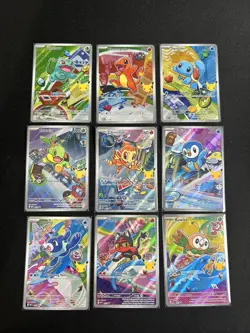 Pokemon 2026 First Partner Illustration Collection Series 1 Promos Set 9 Cards C - Image 2