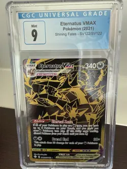 Eternatus VMAX SV122/SV122 CGC 9 Mint Blue Label - Shining Fates Pokemon Card - Image 1