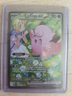 Pokemon TCG Lillie's Clefairy EX Journey Together Sir Card 184/159 - Image 1