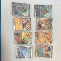 Pokemon TCG EX Foil Card Lot 8 Yanmega EX, Mega Gengar EX, Hydrapple, Spearow - Image 1