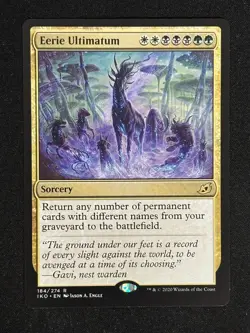 1x MTG Eerie Ultimatum - Ikoria: Lair of Behemoths (IKO) #184 - Magic - Image 1