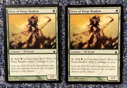 2005 MTG"Elves of Deep Shadow X2"Ravnica:City of Guilds #161 Magic the Gathering - Image 1