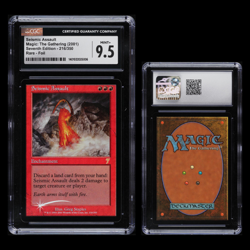 SEISMIC ASSAULT FOIL CGC 9.5 Seventh Edition Magic MTG Graded [Luca] - Image 3