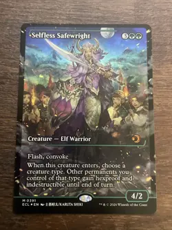 Selfless Safewright - Foil - Showcase Lorwyn Eclipsed MTG - Image 1