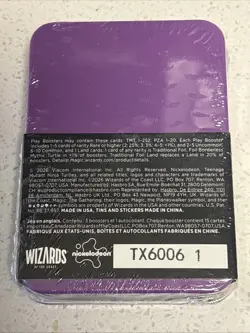 MTG TMNT{ Donatello } Tin 3 Play Boosters Magic Gathering Ninja Turtles Sealed - Image 2