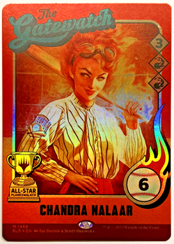 MTG Chandra Nalaar (Borderless Rainbow Foil) | Secret Lair Drop Series NM - Image 1