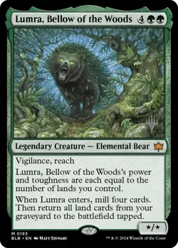 MTG Lumra, Bellow of the Woods Bloomburrow Promo Pack NM - Image 1
