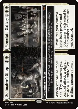 MTG Dollmaker's Shop Porcelain Gallery Duskmourn House of Horror Promo NM Foil - Image 1