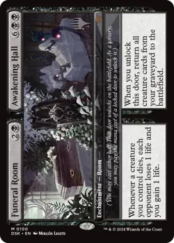 MTG Funeral Room Awakening Hall Duskmourn House of Horror Promo NM Foil - Image 1