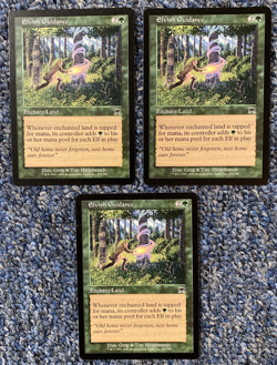 2002 MTG "Elvish Guidance X3 "!!LIGHTLY PLAYED!! #255/350 Onslaught~ONS~FREE S&H - Image 1