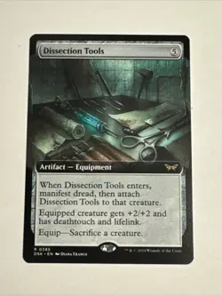 Dissection Tools (Extended Art) - Duskmourn DSK - Rare - MTG Magic - Image 1