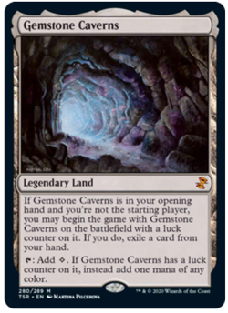 1x Gemstone Caverns Time Spiral Remastered NM MTG - Image 1