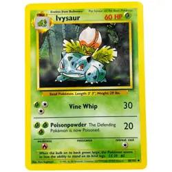 Pokemon TCG Ivysaur Base Set 30/102 Regular Unlimited Uncommon - Image 1
