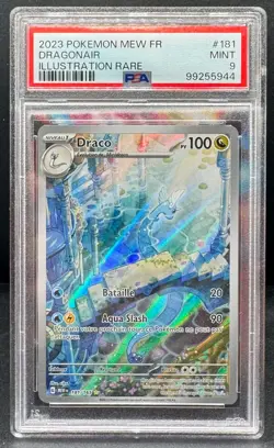 CARTE POKEMON DRACO 181/165 PSA 9 🇫🇷 FR 🇫🇷 MEW 151 - Image 1