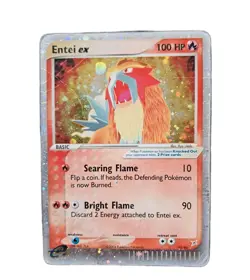 Pokemon RARE card Entei EX 91/95 Vintage 2004 ENG GOOD :) - Image 1