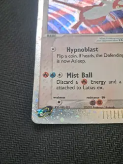 Carte Pokemon Pokemon Card Latias EX HOLO 93/97 EX Dragons GOOD RARE 2003 - Image 2