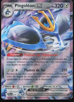 Carte Pokemon Pingoleon-ex 070/094 Flammes Fantasmagoriques Francais - Image 1