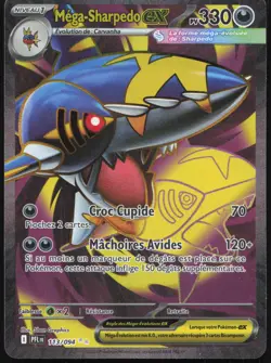 Carte Pokemon Mega-Sharpedo-ex 113/094 Flammes Fantasmagoriques Francais - Image 1