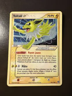 Carte Pokemon VOLTALI STAR 101/108 EX Gardiens du Pouvoir FR - Image 1