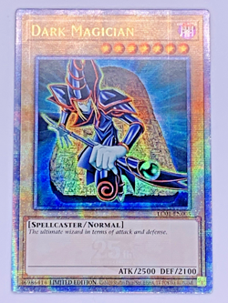*** DARK MAGICIAN *** QUARTER CENTURY SECRET RARE (MINT) LC01-EN005 YUGIOH! TCG - Image 1